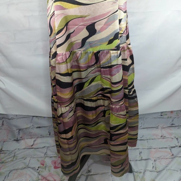Ted Baker Warren Printed Button Through Cami Maxi Dress in DUSTY PINK Size 6 US - Picture 11 of 13